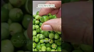 🌿 Turkey Berry Stir Fry | Sundakkai Poriyal | Healthy South Indian Recipe 🌿#shorts#shortvideo #keto
