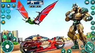 Motor Besar Batman Berubah Menjadi Robot - Game Robot Pahlawan Super