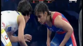 PWL 3 DAY 5 : Vinesh Phogat Vs Seema at Pro Wrestling league 2018 |  FULL MATCH