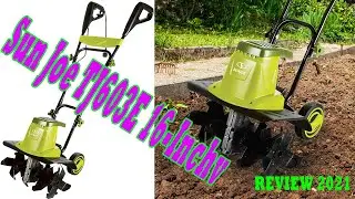 Review 2021-Sun Joe TJ603E 16 Inch 12 Amp Electric Tiller and Cultivator