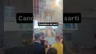 Candeliere dei sarti Faradda Sassari 2024 #shorts #viralshorts #candelieri #sassari