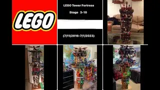 LEGO Tower fortress Stage 3-10 Details (7/11/2016-7/1/2023)