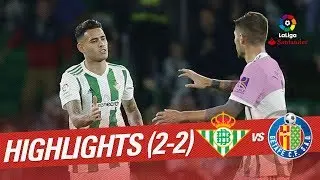 Resumen de Real Betis vs Getafe CF (2-2)