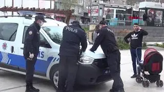 Polise tepki gösterdi, 392 lira ceza yedi