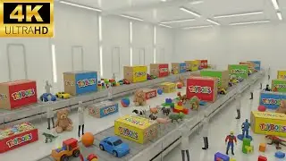 China's Modern Toy Box Factory: From Plastic Pellets to Colorful Packaging (Full Process)