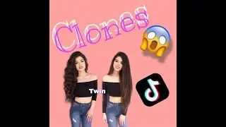 como hacer clones en tiktok \ iphone   quieres conocer a tu gemela?