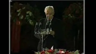 Gustav Husak na pohrbu Ludvika Svobody
