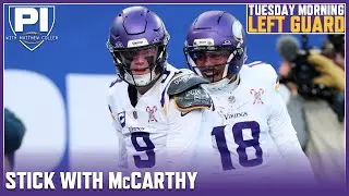 Jeremiah Sirles wants the Vikings to stick with JJ McCarthy in 2026
