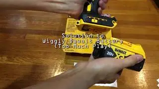 Dewalt Loose Battery Fix Solution