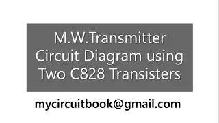 M.W (Medium Wave) Transmitter