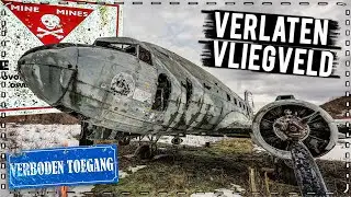 ik bezocht een VERLATEN VLIEGVELD (CAMPER ROADTRIP)