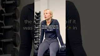✨the workout I&rsquo;d do if it was my first gym session✨#gymbeginner #beginnerworkout