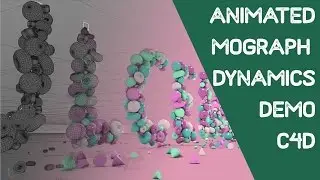 Animated Mograph Dynamics Title Card - Dulcementenadia Demo