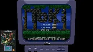 Toki Going Ape Spit (Sega Genesis) Playthrough #RealHardware #Retro #Sega