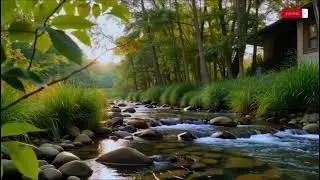 Beautiful Morning Ambience &mdash; Forest River & Gentle Piano | 3 Hours