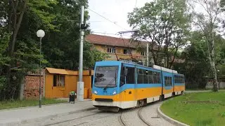 Sofia Tram Line 4 - Tramkar Inekon T8M-700 IT | G.K Buckston to Centralna Gara | София Трамвай 4
