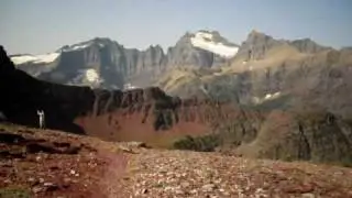 View from the top of Red Gap Pass