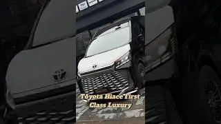 Toyota Hiace First Class &ndash; Luxury Van Like No Other!​ #쇼츠 #비즈니스 #코인