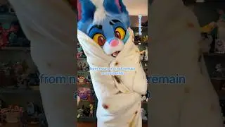 Cozy burrito mode 🌯 #fursuit #furries
