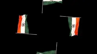 Hologram Technology Indian Flag for holographic pyramid