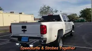 2015 Chevy Silverado 3500 Dually - Custom Emergency Warning Lights Setup