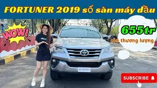 Toyota Fortuner 2019 số sàn máy dầu giá chỉ 655 còn bớt tại ô tô cũ Thanh Tuyết Long Khánh Đồng Nai