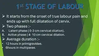 STAGES OF LABOUR