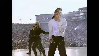 Michael Jackson - Super Bowl Performance 1993 [AI UPSCALED 4K 60 FPS]