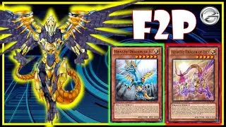F2P Competitive Hieratic Dragon Deck Duel Links | Low Budget Deck Ideas Yugioh Duel Links