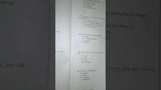 27 JANUARY SI FOOD EXAM ANSWERS..