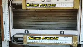 Agromet Observatory Single Stevenson Screen Temperature recording...