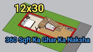 12X30 house plan | 12 by 30 home design | modern house #homedesign #houseplan ghar ka naksha