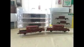 UNBOXING Wagony typu Ks-x z kontenerami Polskich Linii Oceanicznych od Roco