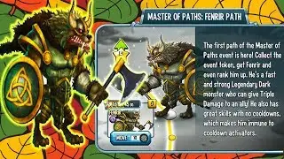Monster Legends Master of Paths Dark Path FENRIR & Scroll cost review