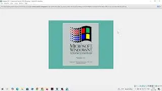 Installing Windows NT 3.1 Advanced Server VirtualBox