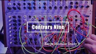 Serge Modular Study 9 / Contrary Nine(Random*Source INORI & MANTRA II, Bugbrand)