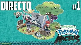 Leyendas Pokemon Arceus - Directo #1 Español - Impresiones - Primeros Pasos - Nintendo Switch