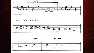 Jeff Healey Style Guitar Solo + Backing Track E.