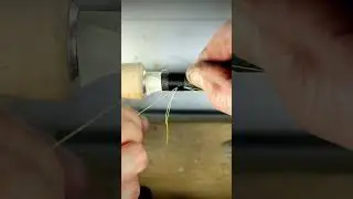 Tying a hook Keeper on a fishing rod