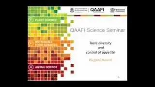 Taste diversity and the control of appetite