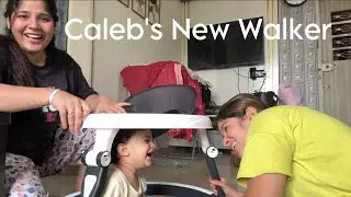 Caleb Enjoying his new Walker | Unboxing baby&rsquo;s walker #babywalker #amazonfinds #unboxingvideo 