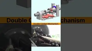 Double cardan mechanism #automobile #machinist #machine #mechanicalengineerinterview #tools #chain