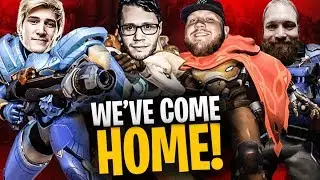 WE'RE BACK ON OVERWATCH!! REUNITED W/ XQC, EMONGG & LASSIZ!! | Overwatch Season 14