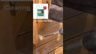 Valspar Fast acting Deck Cleaner NEW Formula work Great fyp #construction #constructionworker