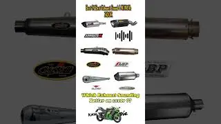 Zx10r Top Sound Comparison 💥🔥 #dominator #graves #galassetti #ladybird #megaphone #delkevic #exhaust