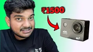 Unboxing cheapest 4K action camera in Telugu