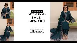 Flat 50% Off on Bluefery&rsquo;s Summer Lawn Collection | Shop Now!