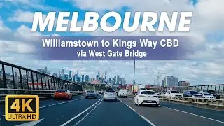 Williamstown to Kings Way CBD via West Gate Bridge