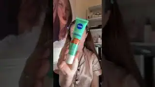 Skincare routine using @nivea
