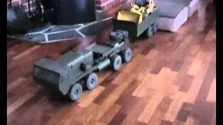 Homebuilt 8x8 truck and trailer with cat 966G